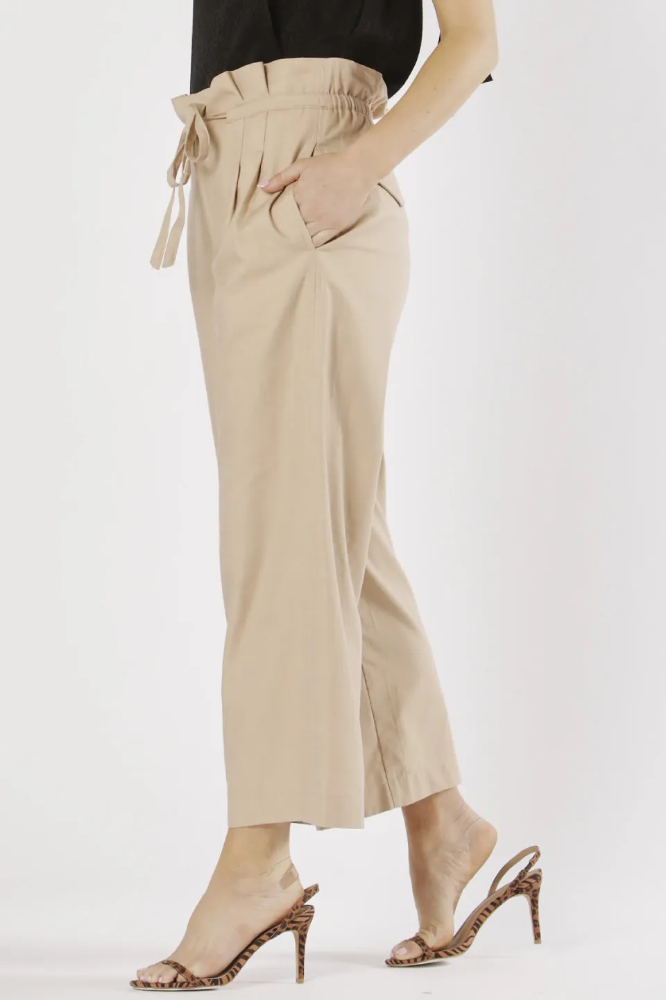 Paloma Caramel High Waisted Pant