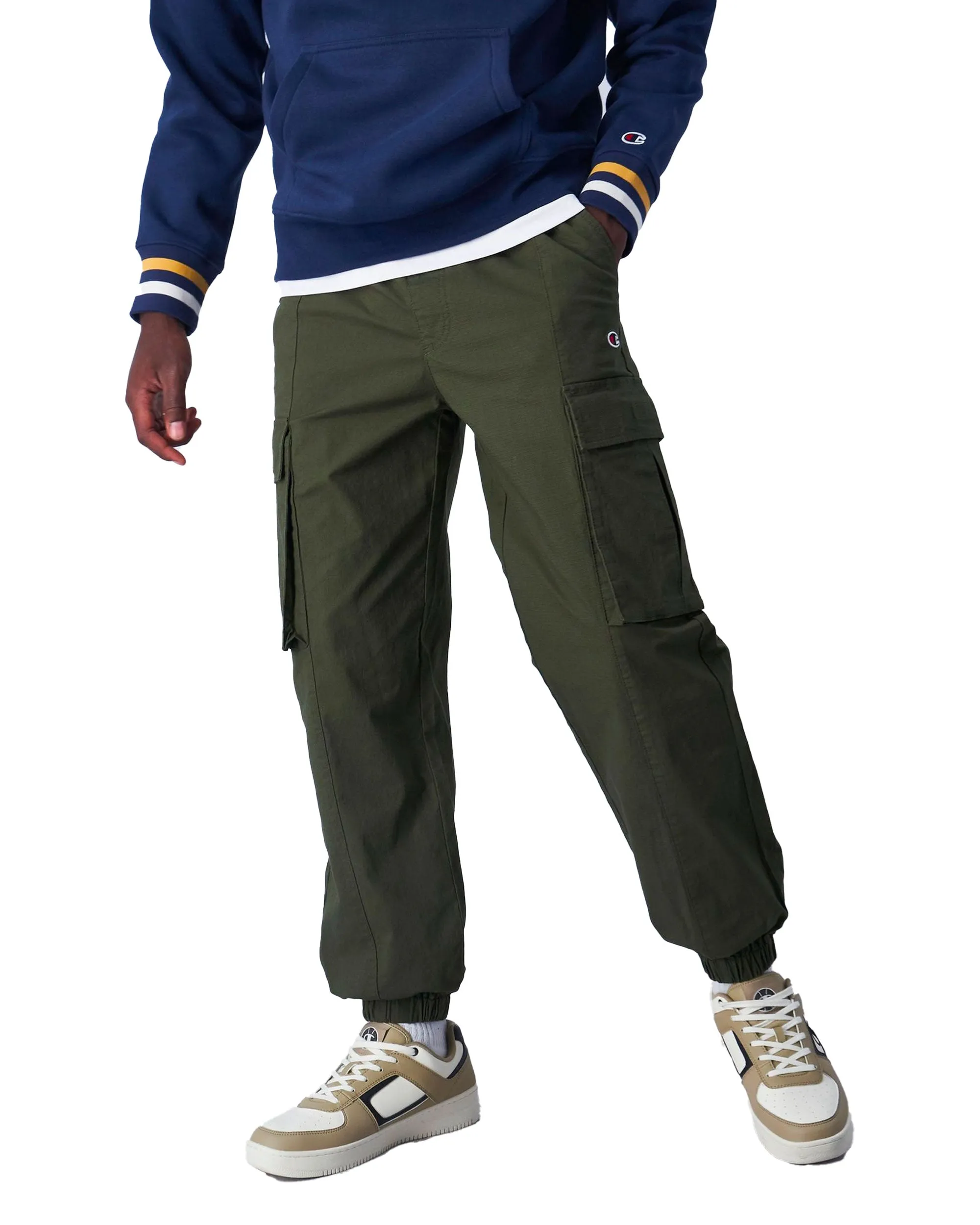 Pantalone Cargo Uomo Champion Verde Militare