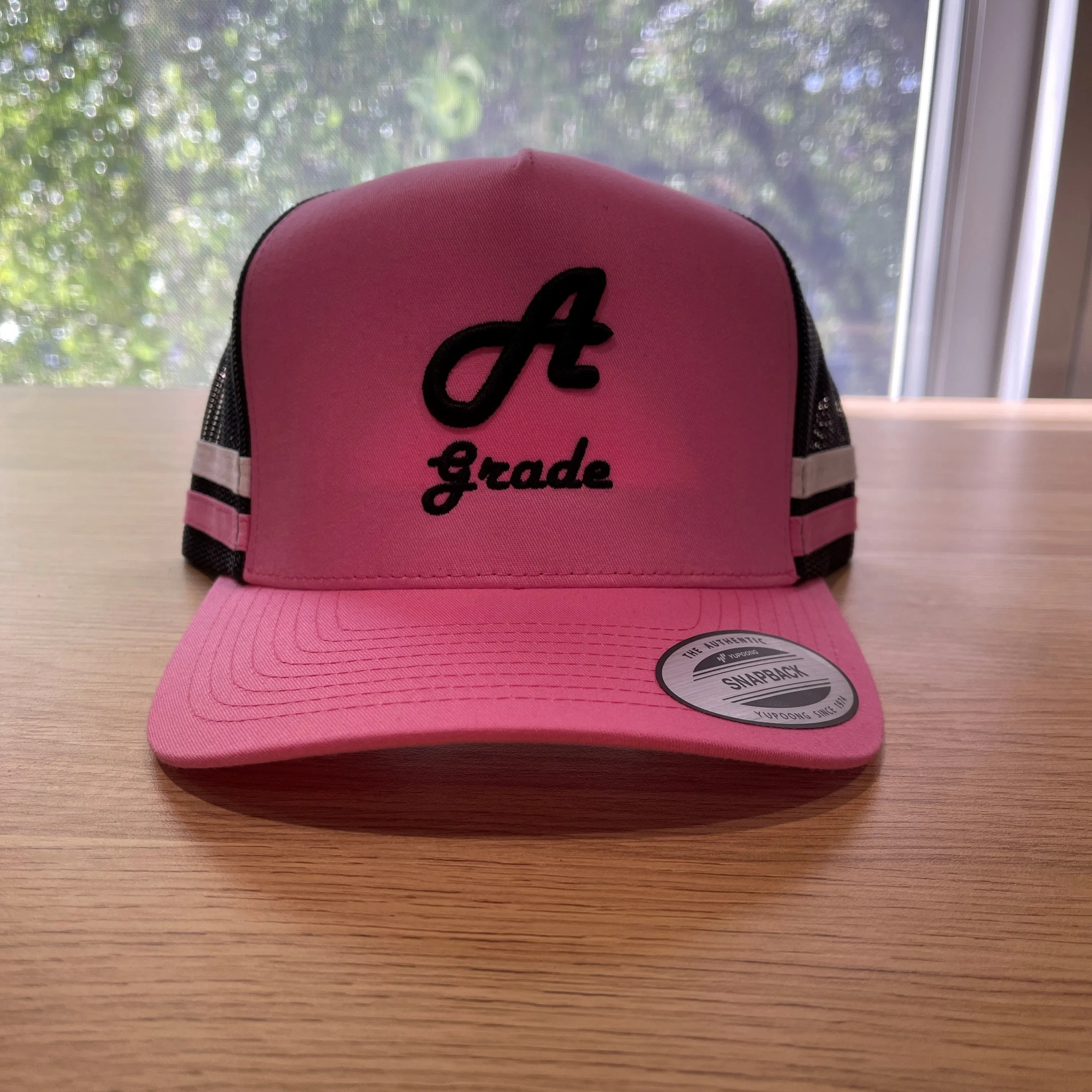 "A Grade" Trucker Cap - Pink & Black