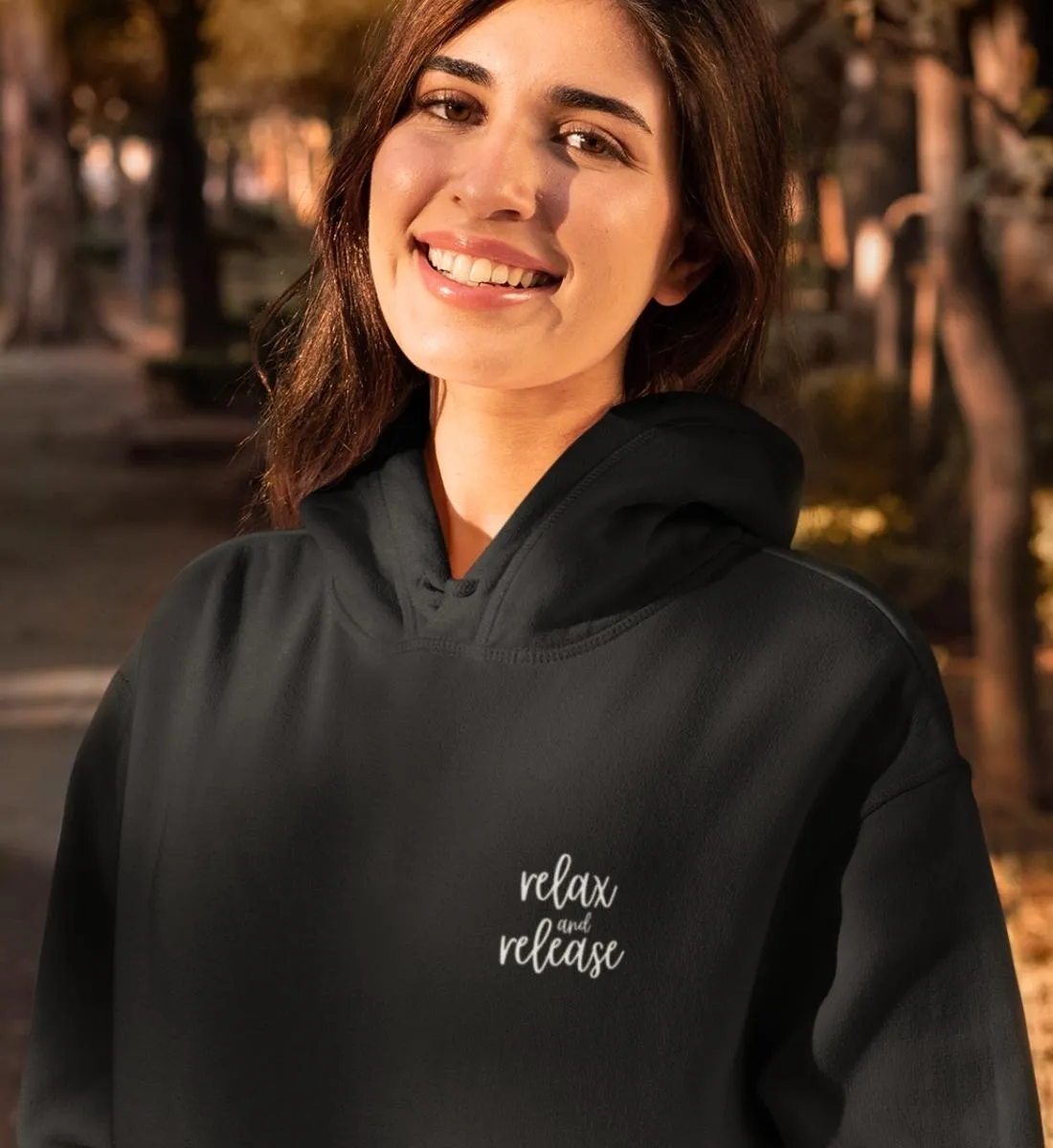 Relax and release Bio Hoodie Unisex