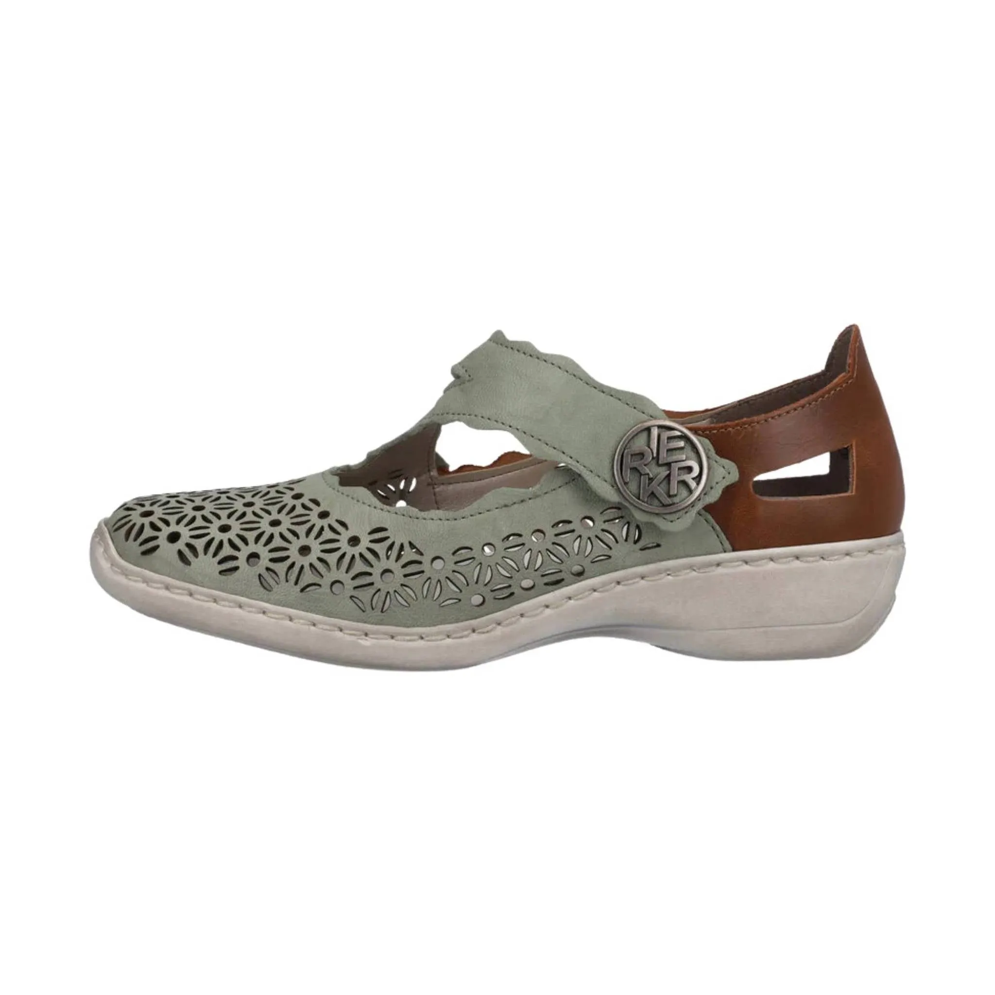 Rieker Women's Doris Sandal - Green