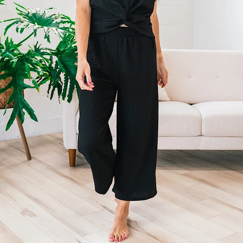 Ruth Flowy Pants - Black