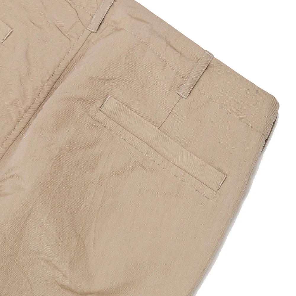 Sage de Cret 9/10 Length Peg Top Pants Beige