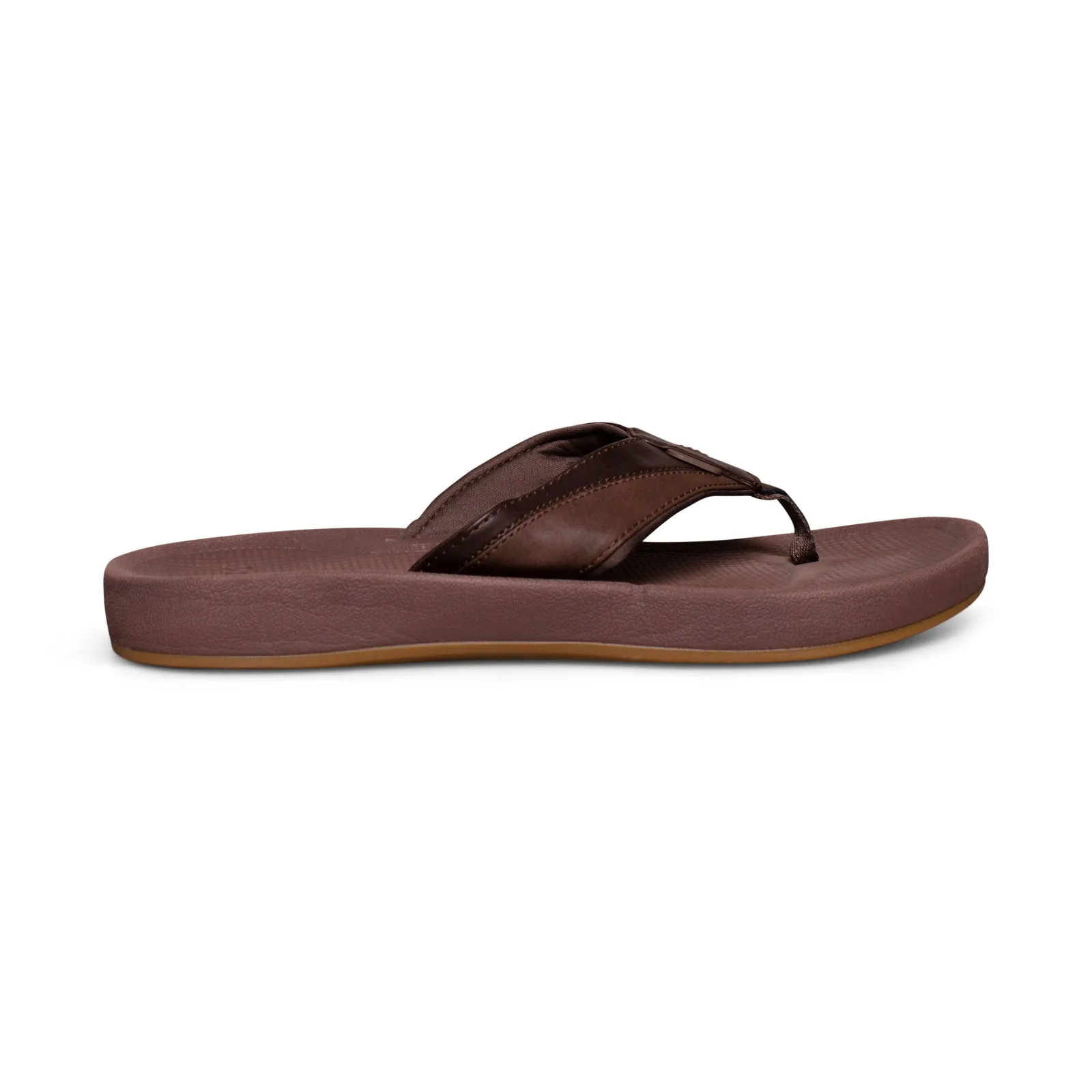 Sanuk Cosmic Seas H2O Brown Flip Flops - Men's