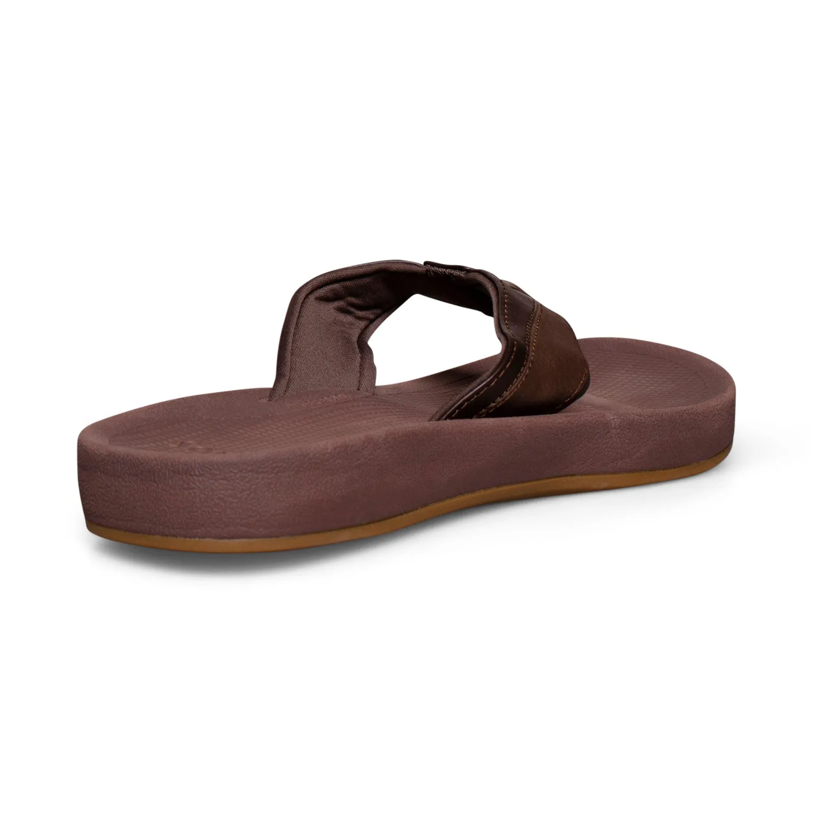 Sanuk Cosmic Seas H2O Brown Flip Flops - Men's