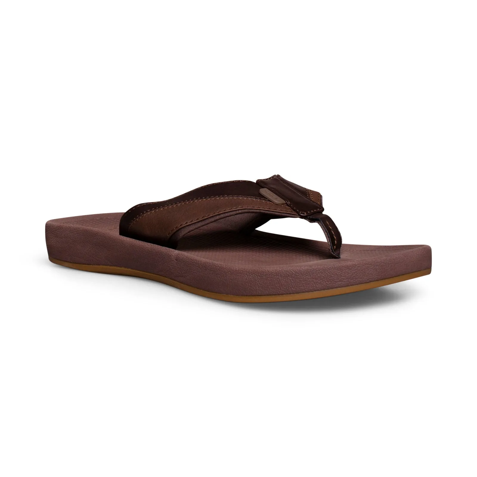 Sanuk Cosmic Seas H2O Brown Flip Flops - Men's