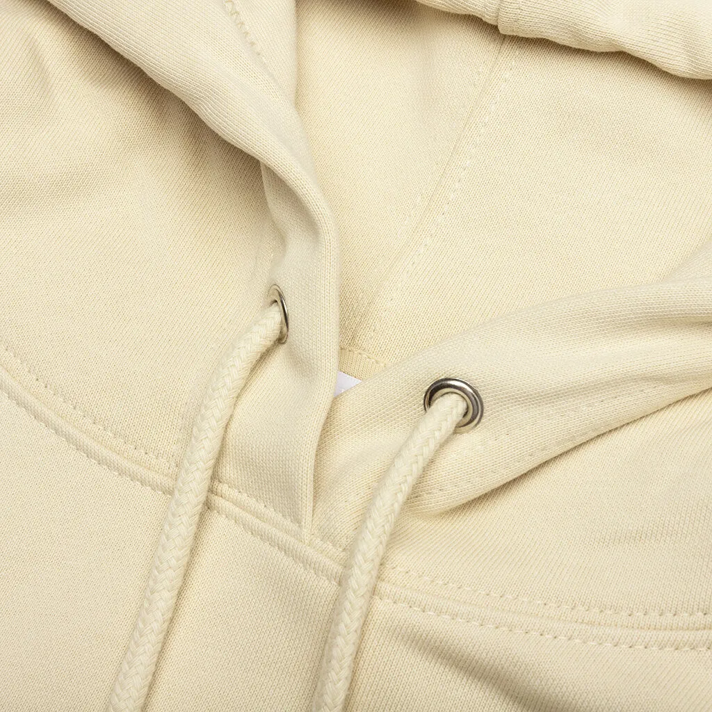 Scribble Logo Hoodie - Stone