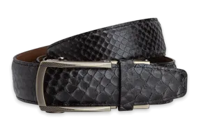 Serpent Black and Taupe, 1 3/8 Strap, Luxury Belt