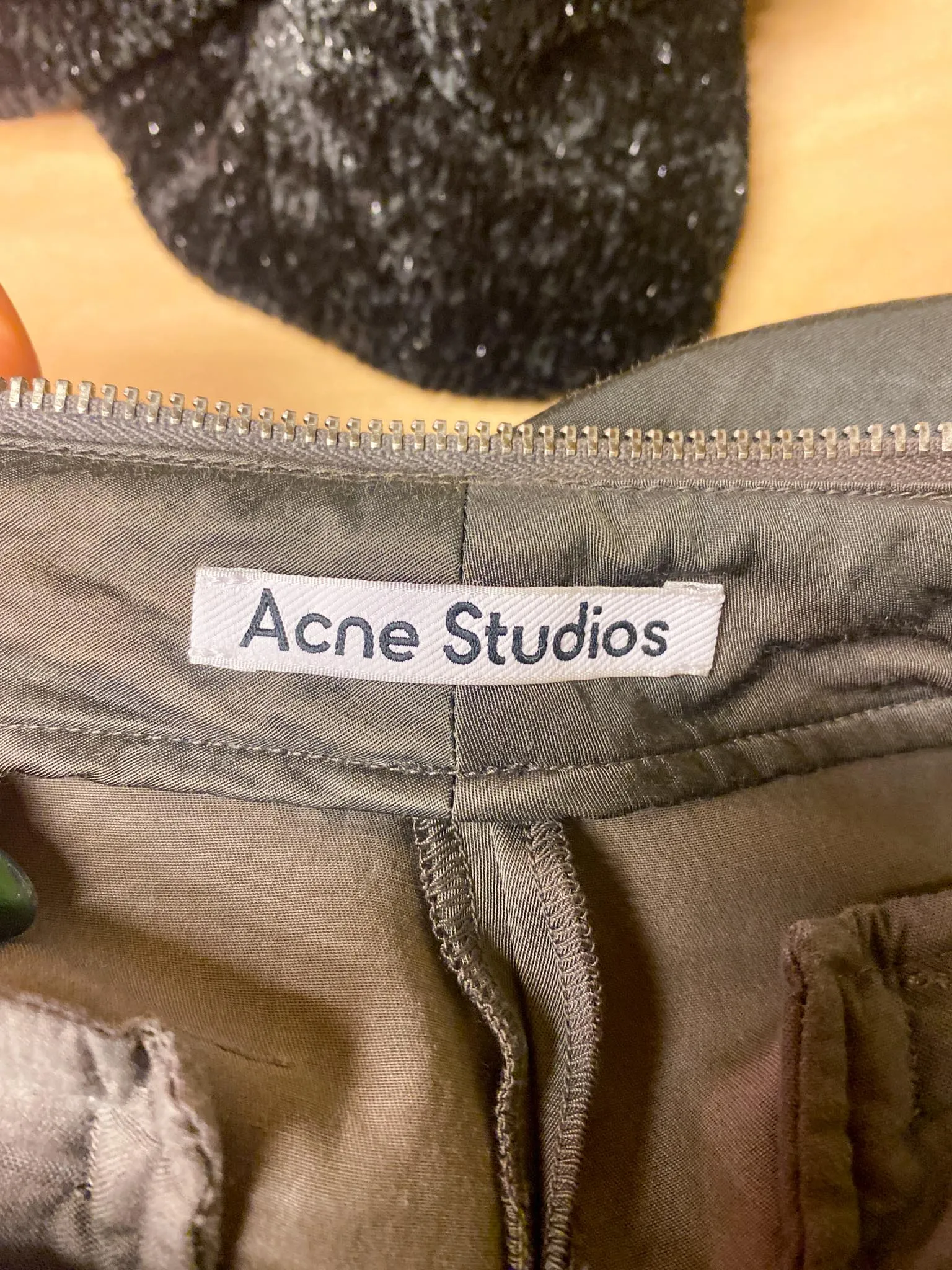 Size M (38) - Acne Studios Exposed Zip Cargo Pants