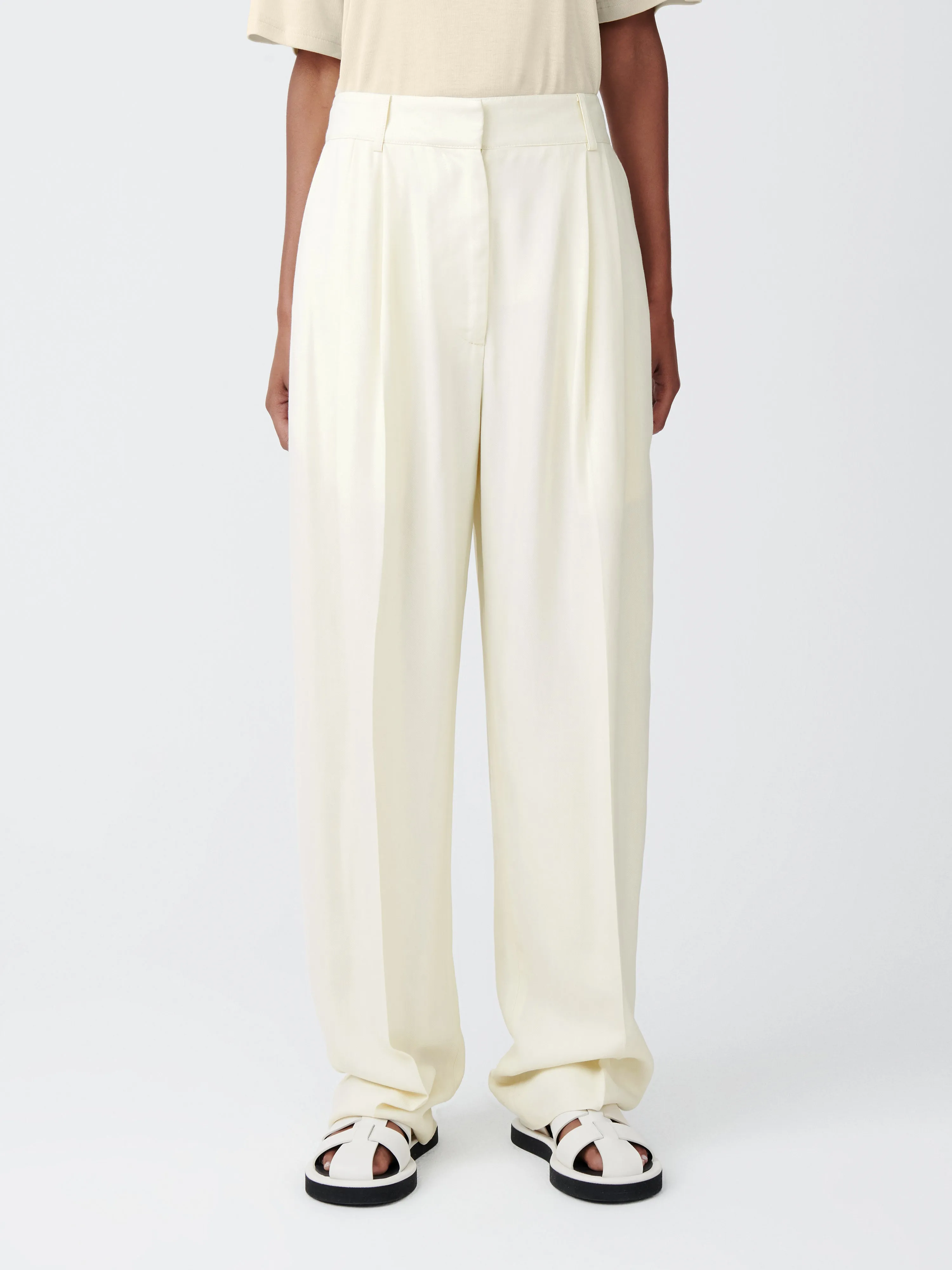 Sperro Wool Pant in Parchment