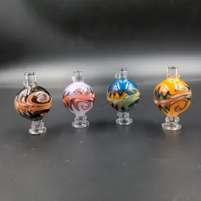 Thermal Worked Bubble Carb Cap - 28mm / Colors Vary