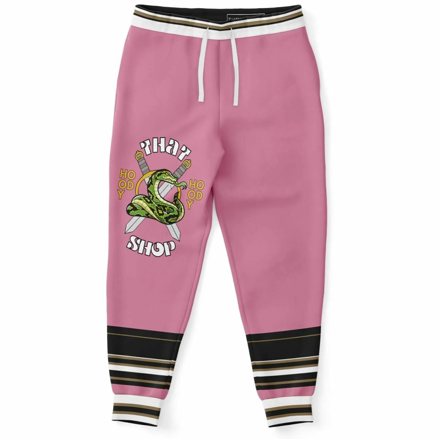 THS Snake Bite Fleece Joggers in Pink