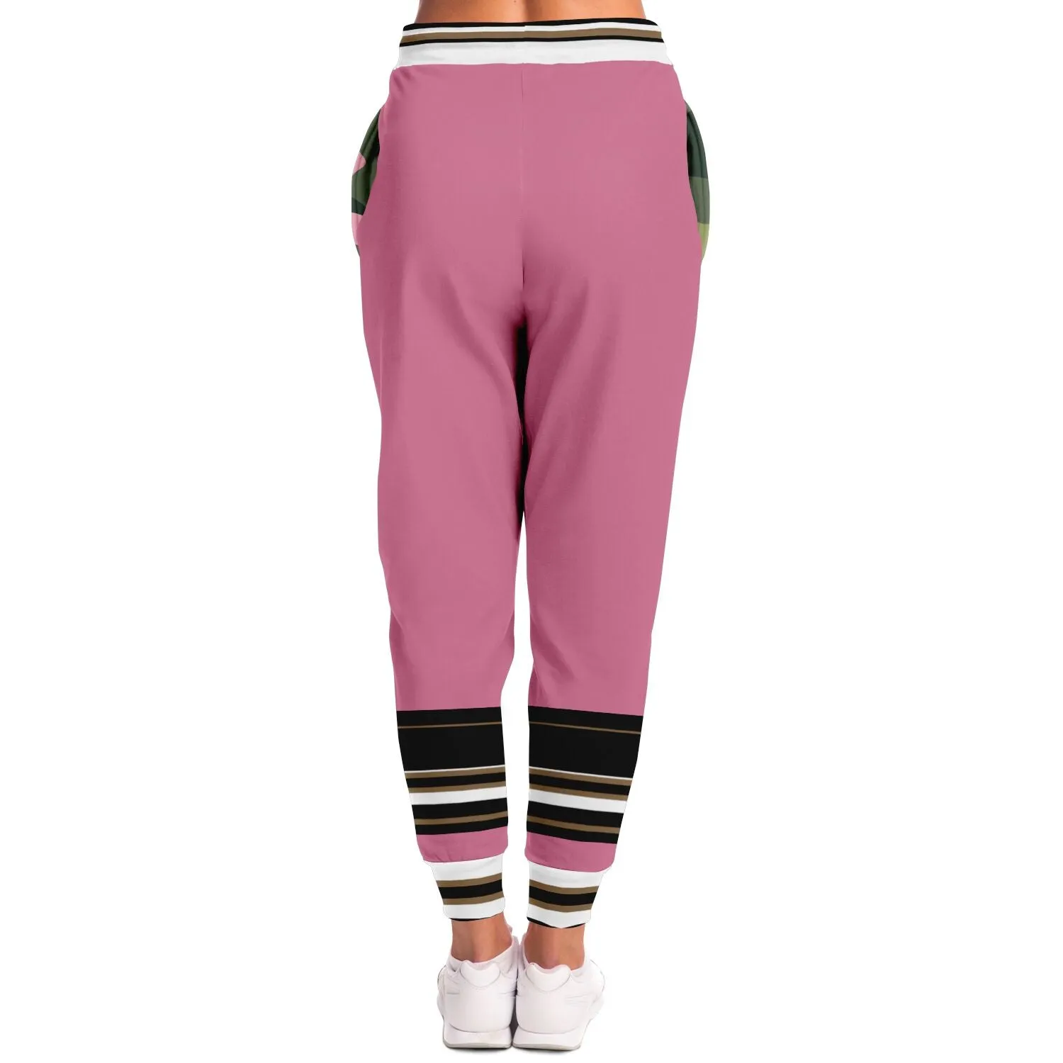 THS Snake Bite Fleece Joggers in Pink