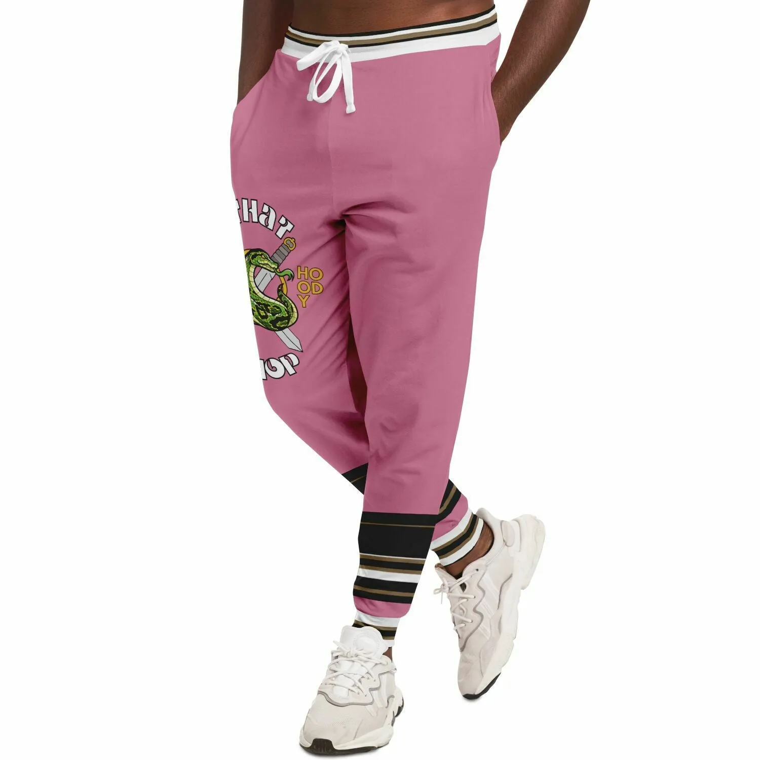 THS Snake Bite Fleece Joggers in Pink