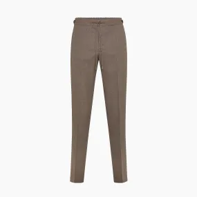 Vince easy pants with drawstring in Defender Lux Hopsack Wool