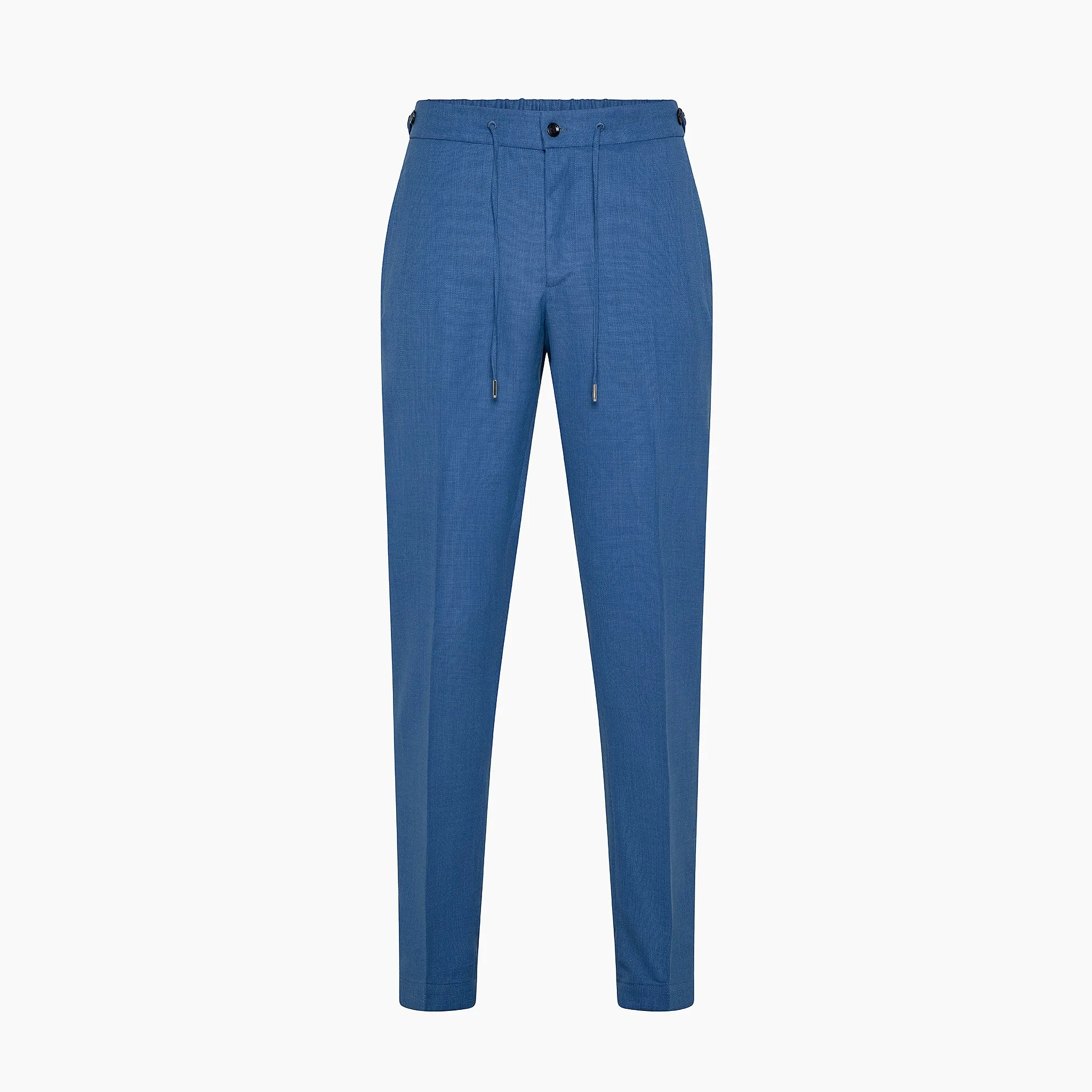 Vince easy pants with drawstring in Defender Lux Hopsack Wool