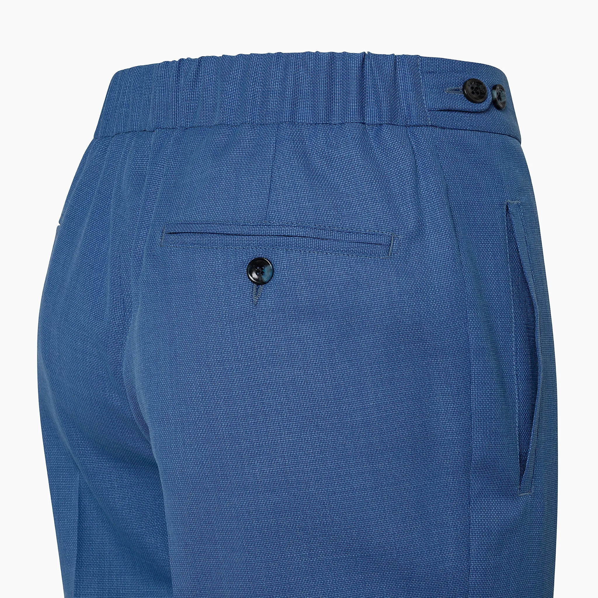 Vince easy pants with drawstring in Defender Lux Hopsack Wool