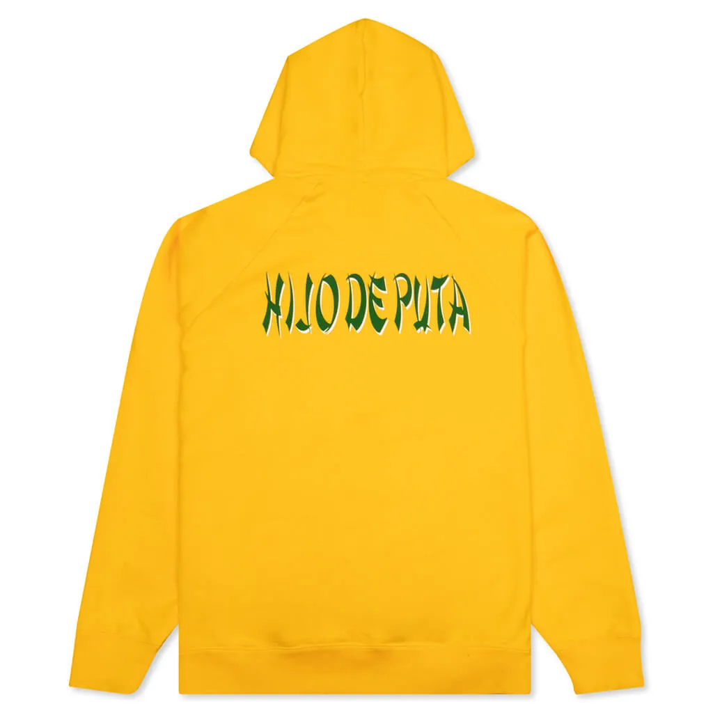 Washed Heavyweight Pullover Sweatshirt Type-4 - Yellow